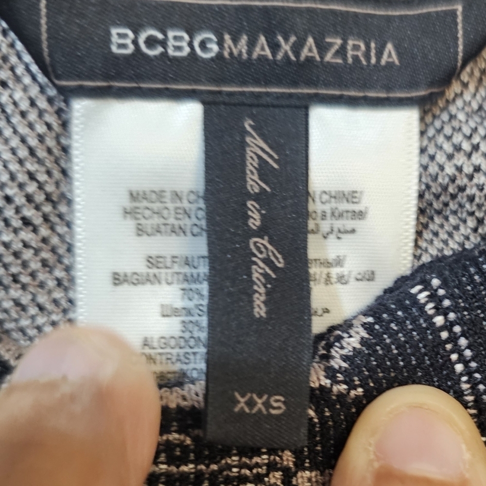 BCBGMAXAZRIA Alder Style 70%Silk Cotton Blend Leggings Size XXS - Picture 4 of 9